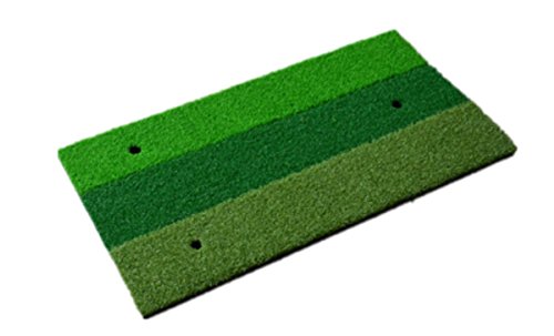 CZ-XING Alfombrilla de golf multifuncional para práctica de conducción y astillado, color verde, 60 x 30 cm (B)