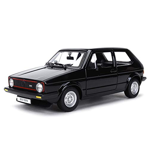 DXZJ 1:24 para 1979 Golf MK1 GTI Hot Hotth Static Die Vehicles Modelo De Colección Juguetes De Coche (Color : Black, Size : Wite Box) DXZJ 1:24 para 1979 Golf MK1 GTI Hot Hotth Static Die Vehicles Modelo De Colección Juguetes De Coche (Color : Black, Size : Wite Box)