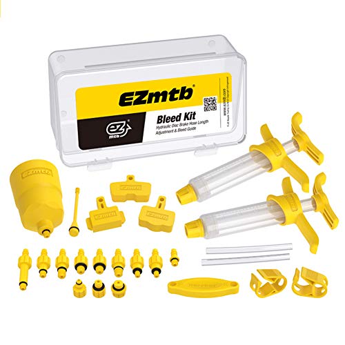 Eachbid 2021 EZmtb Kit de Purga de Frenos Hidráulicos de Frenos de Disco Mineral para Shimano, Magura, Tektro y Sram Series MTB, Universal Herramientas de Reparación de Frenos Eachbid 2021 EZmtb Kit de Purga de Frenos Hidráulicos de Frenos de Disco Mineral para Shimano, Magura, Tektro y Sram Series MTB, Universal Herramientas de Reparación de Frenos