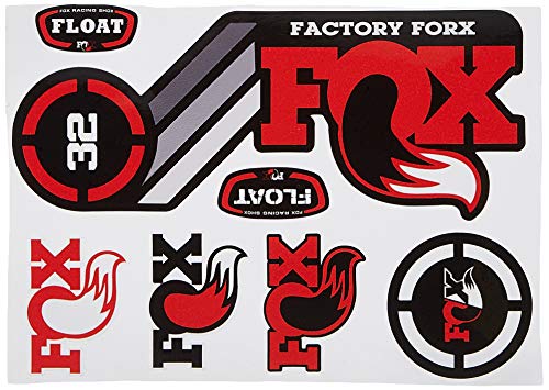 Ecoshirt 6P-TXAN-JWGI Pegatinas Fox Float 32 2015 Heretage Dp1086 Stickers Aufkleber Decals Autocollants Adesivi, Rojo