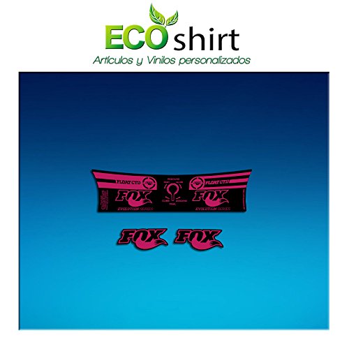Ecoshirt 7I-2OC5-43BU Pegatina Sticker Shock Fox Float CTD Evolution Series Am197 Aufkleber Decals Autocollants Amortiguador, Pink