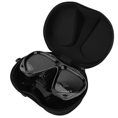 Estuche Protector de Máscara de Buceo , Buceo Snorkel Máscara Gafas Caja de almacenamiento Caja protectora Bolsa Bolsa Contenedor Organizador para Gopro /YI /SJCAM / SJ4000 Buceo Máscaras Gafas-Negro