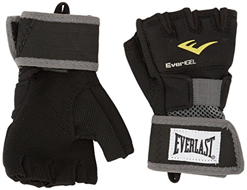 Everlast 4355B - Guantes con gel, Negro S Everlast 4355B - Guantes con gel, Negro S