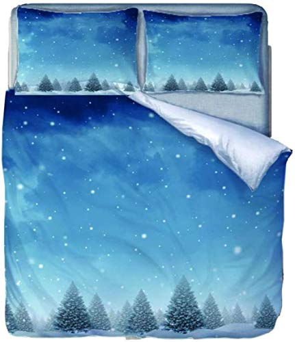 firjiyj Cama de Tres Piezas, Escena de Nieve Trendy 3D Striped Pattern 3 Piezas QuiltSet Que Incluye Fundas de Almohada con Cierre de Cremallera firjiyj Cama de Tres Piezas, Escena de Nieve Trendy 3D Striped Pattern 3 Piezas QuiltSet Que Incluye Fundas de Almohada con Cierre de Cremallera