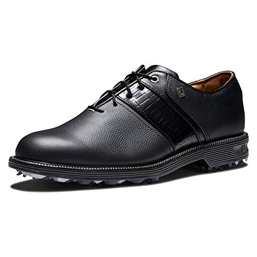 FootJoy Premiere Series Packard, Zapatos de Golf Hombre, Negro, 44.5 EU