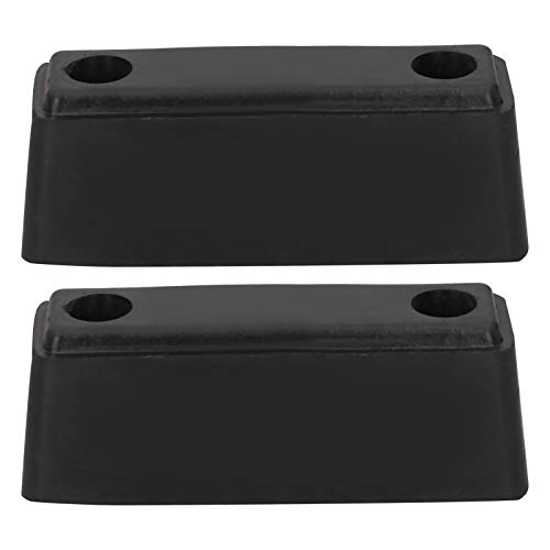 Fournyaa Bloque de Parachoques, 2 cuñas de Goma Negra para Rueda, para almacén, Escuela, Garaje, Comercial Fournyaa Bloque de Parachoques, 2 cuñas de Goma Negra para Rueda, para almacén, Escuela, Garaje, Comercial