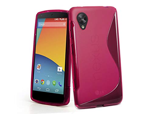 Funda Gel TPU Rosa LG Google Nexus 5 Modelo S Line