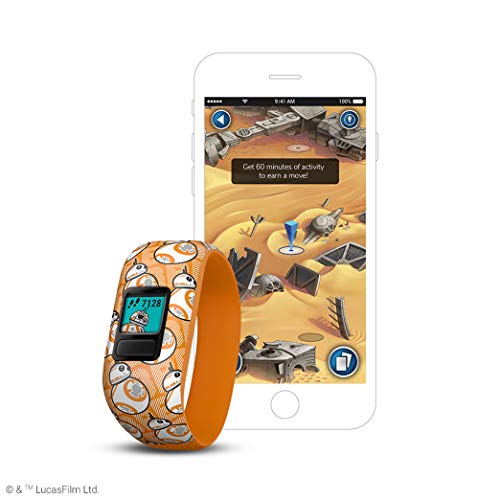 Garmin Vívofit Jr. 2 - Monitor de Actividad para niños, Star Wars - BB-8 (Banda elástica), Edad 4+ (Reacondicionado Certificado)