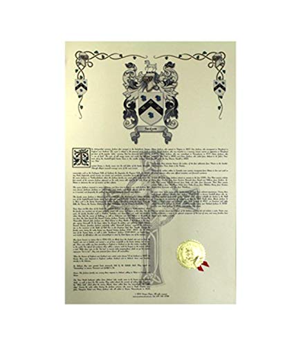 Gimson escudo de armas, Escudo del familia y nombre historia – Celebración Scroll 11 x 17 vertical – Inglaterra origen
