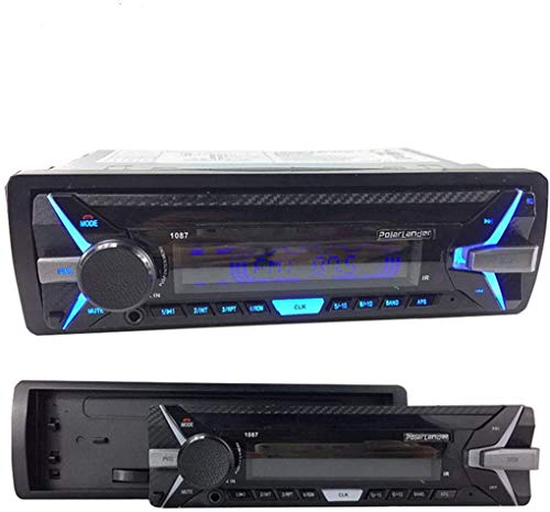 GOFORJUMP Radio de Coche RDS Desmontable de 1 DIN Bluetooth, Reproductor MP3 Digital, Radio FM con Audio de Coche Manos Libres de 12 V GOFORJUMP Radio de Coche RDS Desmontable de 1 DIN Bluetooth, Reproductor MP3 Digital, Radio FM con Audio de Coche Manos Libres de 12 V