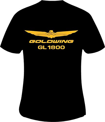 Goldwing Gl1800 Motorcycle Printed T Shirt Cotton Men Classical 2020 Hip Hop Streetwear Clothing Personalized T Shirts Black L