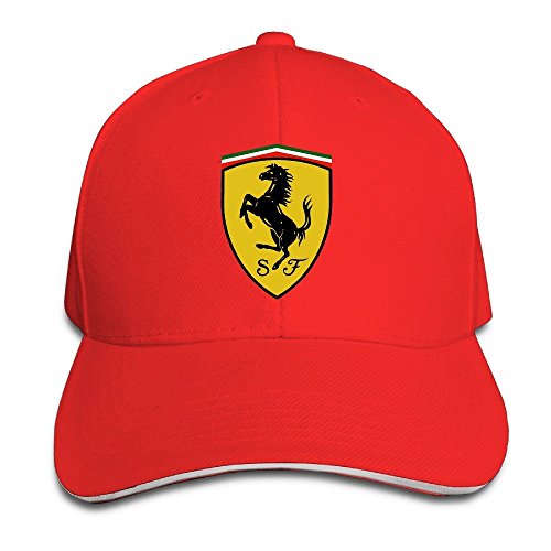 Gorra Ferrari Yhsuk de color rojo