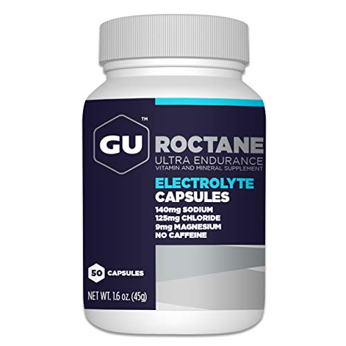 GU Energy Roctane Cápsulas de Electrolito - 50 Cápsulas