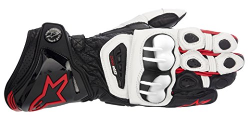 GUANTES ALPINESTARS GP PRO NEGRO BLANCO ROJO GUANTES ALPINESTARS GP PRO NEGRO BLANCO ROJO