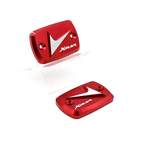 Gzcfesbn Accesorios para Motocicletas Tapa del Tanque de Fluido de Freno Frontal Frontal Frontal Funda para Yamaha XMAX300 Xmax X-MAX 250 Xmax 300 Xmax 400 Durable (Color : Red)