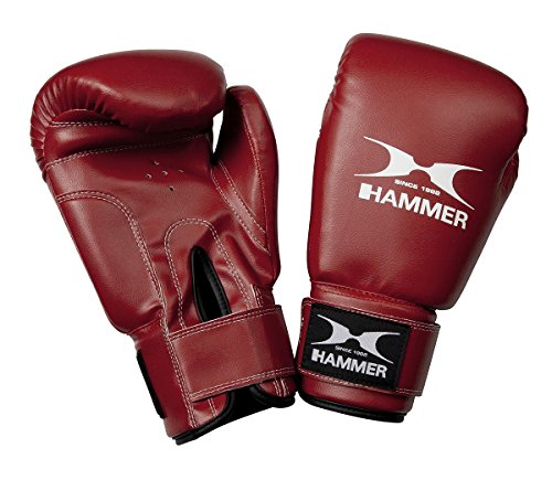 Hammer Fit - Guantes de Boxeo Rojo Rojo Talla:8 OZ