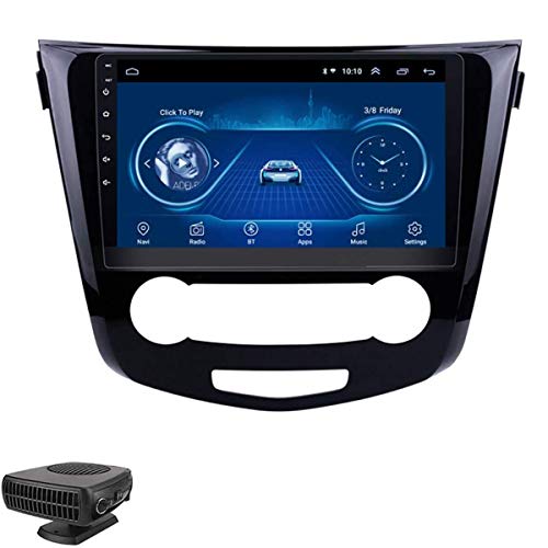 HHttM Sistema De Navegación GPS para Automóvil 10.1 Pulgadas Android 8.1 Radio para Nissan Qashqai X-Trail 2014 Unidad Principal con TV Mirror Link USB, Navegación GPS para Vehículos