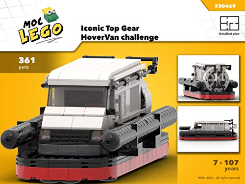 Iconic Top Gear HoverVan challenge (Instruction Only): MOC LEGO (English Edition)