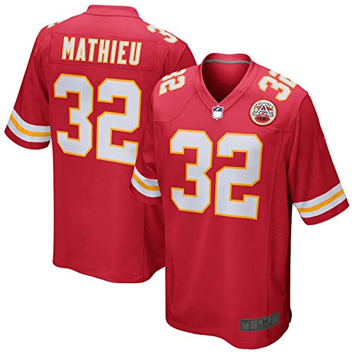 Jersey de rugby de fútbol americano de encargo Tyrann Kansas City NO.32 Jefes Mathieu Juego Jersey de secado rápido de la competencia Jersey para los hombres de entrenamiento Jersey de rugby de fútbol americano de encargo Tyrann Kansas City NO.32 Jefes Mathieu Juego Jersey de secado rápido de la competencia Jersey para los hombres de entrenamiento