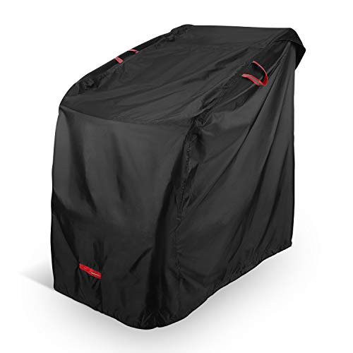 Johgee Funda protectora para remolque de bicicleta infantil, antirayos UV, resistente al agua y al polvo, de material Oxford 210D con revestimiento de poliuretano. Johgee Funda protectora para remolque de bicicleta infantil, antirayos UV, resistente al agua y al polvo, de material Oxford 210D con revestimiento de poliuretano.