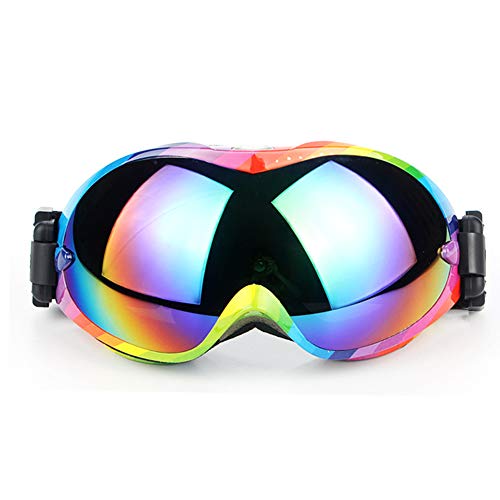 JT Gafas De Esquí para Niños Invierno Doble Anti-Niebla Esférica Equipos Deportivos Al Aire Libre,Color2,18.3X9CM