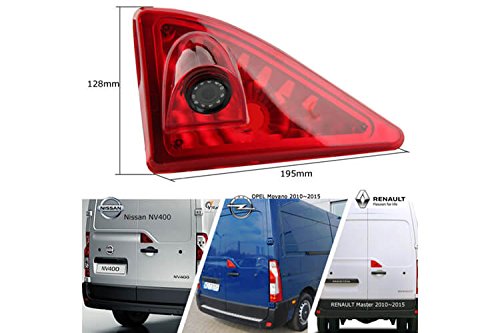 KR4008 Cámara de marcha atrás específica compatible con furgoneta Nissan NV400 Renault Master 2010-2016 Opel Movano