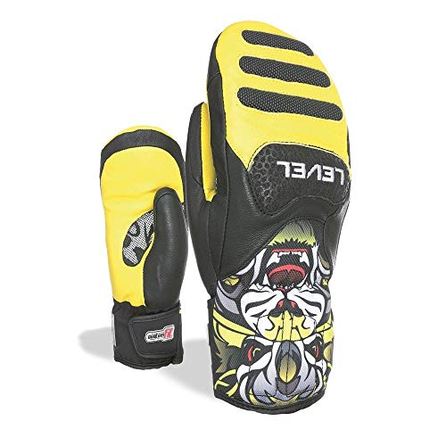 Level Sq Jr CF Mitt guantes, amarillo, 6 L Unisex Niños