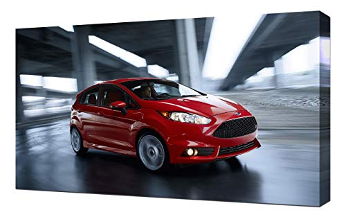 Lienzo impreso en lienzo para Ford-Fiesta-ST-V6-1080 2014- Ford-Fiesta-ST-V6-1080
