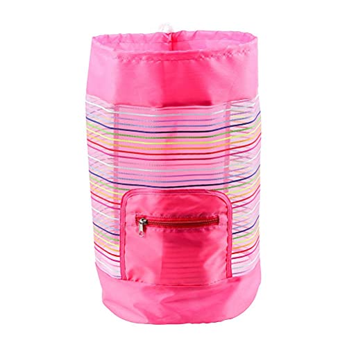 Lipeed Bolsa de playa de malla, bolsa de playa pesada de viaje de verano con cremallera y compartimento impermeable para frigorífico, bolsa de playa, bolsa de vacaciones, bolsa para conchas. Lipeed Bolsa de playa de malla, bolsa de playa pesada de viaje de verano con cremallera y compartimento impermeable para frigorífico, bolsa de playa, bolsa de vacaciones, bolsa para conchas.