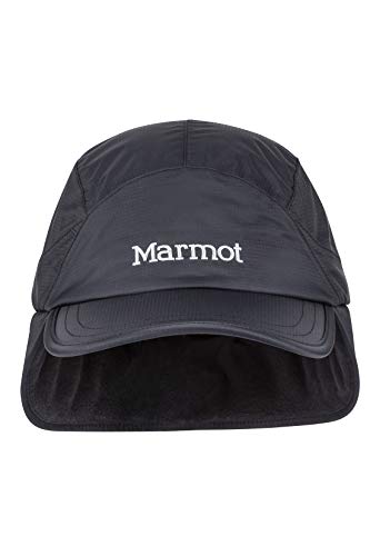 Marmot Precip Eco Insul Baseball Cap Gorra Aislante, Ajustable, para Exteriores, Deportes Y Viajes, Unisex Adulto, Black, S/M