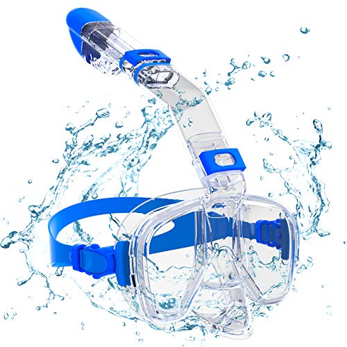 Máscara de Snorkel, Máscara de Buceo 180° Panorámica, Máscara de Esnórquel con Máscara Antivaho, Gafas de Buceo con tecnología Anti-Niebla y Anti-Fugas para Adultos y niños Máscara de Snorkel, Máscara de Buceo 180° Panorámica, Máscara de Esnórquel con Máscara Antivaho, Gafas de Buceo con tecnología Anti-Niebla y Anti-Fugas para Adultos y niños