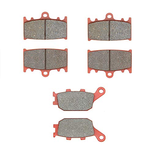 MEXITAL cerámica Pastillas de freno Delanteras + Traseras para GSF650 Bandit/GSX 650 (08-14) / SV 1000 (03-07) / GSF 1250 Bandit (07-16) / GSX 1250 (10-16) GSF 1200 Bandit (06-10)