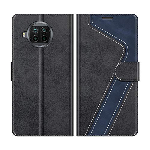 MOBESV Funda para Xiaomi Mi 10T Lite, Funda Libro Xiaomi Mi 10T Lite, Funda Móvil Xiaomi Mi 10T Lite Magnético Carcasa para Xiaomi Mi 10T Lite Funda con Tapa, Negro