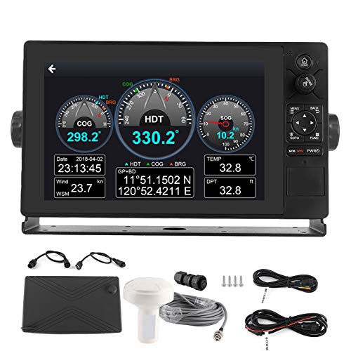 Navegador GPS, 10.1in 4G / WiFi Pantalla de Color Marino Pantalla táctil LCD Clase B Transpondedor Gráfico Plotter Beidou GPS Modo Dual para Android 5.1