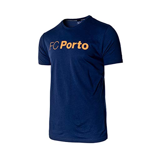 New Balance FC Porto Travel Graphic tee Camiseta Viaje Fcp Hombre, Navy, S