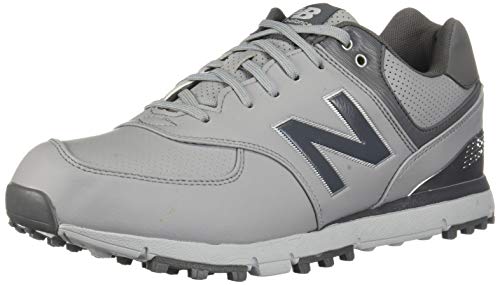 New Balance Men's 574 SL Golf Shoe, Grey/Silver, 16 D D US