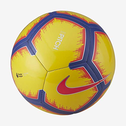 NIKE PL NK PTCH-FA18 Balón de fútbol, Adultos Unisex, Yellow/Purple/Flash Crimson, 5