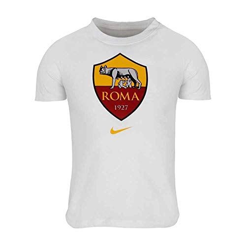 NIKE Roma M NK tee Evergreen Crest T-Shirt, Hombre, White, L