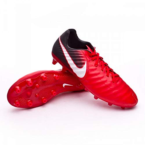 Nike Tiempo Legacy III AG-Pro Suelo duro Adulto 42.5 bota de fútbol - Botas de fútbol (Suelo duro, Adulto, Masculino, Suela con tacos, Negro, Rojo, Blanco, Monótono)