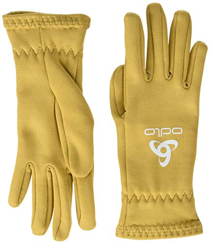 Odlo - Guantes de Forro Polar para Hombre, Unzutreffend, Guantes de Forro Polar, Hombre, Color Tronco de Madera, tamaño Extra-Small