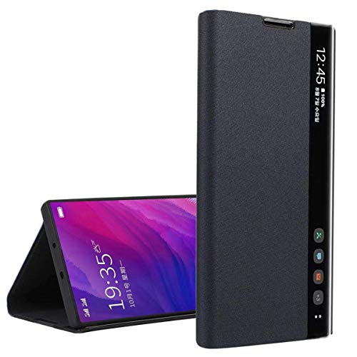 Oihxse Funda Compatible con Realme XT/K5/X2/XT 730G Carcasa Clear View Ultra Slim Standing Flip Tipo Inteligente Estuche PU Piel 360° Protectora Resistente Anti-Choque Case Cover (Negro) Oihxse Funda Compatible con Realme XT/K5/X2/XT 730G Carcasa Clear View Ultra Slim Standing Flip Tipo Inteligente Estuche PU Piel 360° Protectora Resistente Anti-Choque Case Cover (Negro)