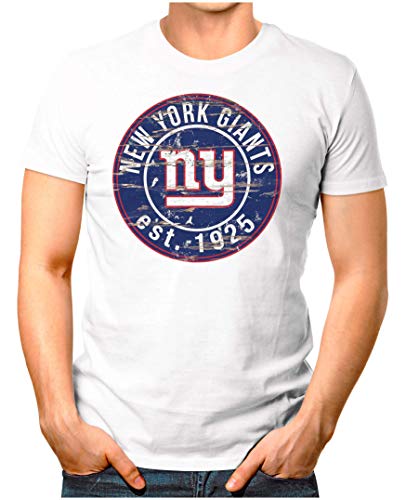 OM3® - New-York-Badge - Camiseta | Hombre | Camiseta de fútbol americano | S - 4XL