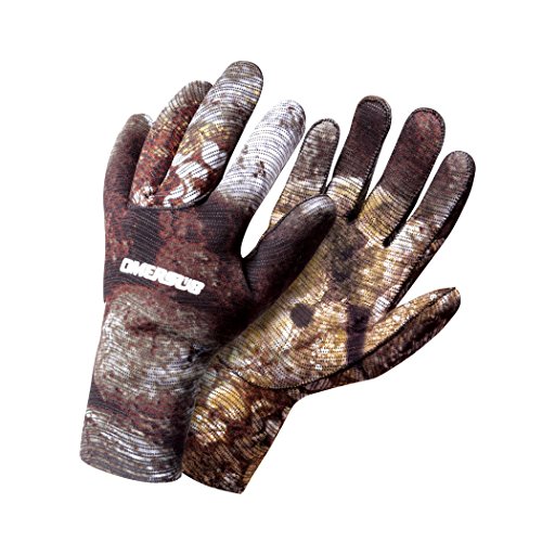 Omer - Gloves Camu 3D 2 mm, Color Marrã³n, Talla M