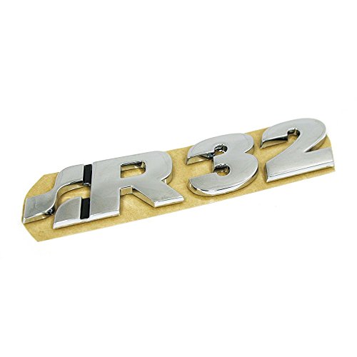 Original Volkswagen Golf 4 (1J) R32 Texto Emblema Tuning caracteres Logo Cromo