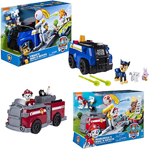 Paw Patrol Ride 'n Rescue Vehicles - Sets de juguetes (Garaje y coches, 3 año(s), Niño/niña, Interior, Multicolor, China) , color/modelo surtido