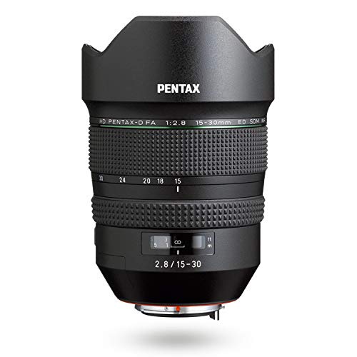 Pentax F2.8 ED SDM WR, Objetivo Zoom Ultra Gran Angular FA 15-30 mm, Tamaño Único, Negro Pentax F2.8 ED SDM WR, Objetivo Zoom Ultra Gran Angular FA 15-30 mm, Tamaño Único, Negro