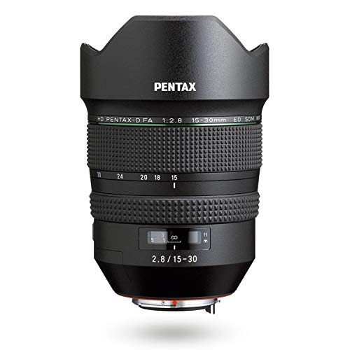 Pentax F2.8 ED SDM WR, Objetivo Zoom Ultra Gran Angular FA 15-30 mm, Tamaño Único, Negro