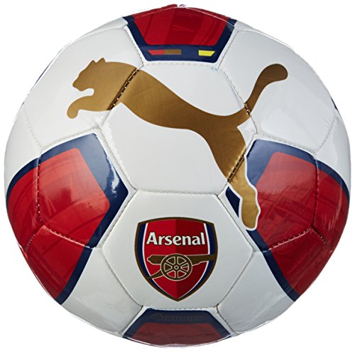 PUMA Arsenal - Balón de fútbol de Ocio, Color Blanco, Talla 5
