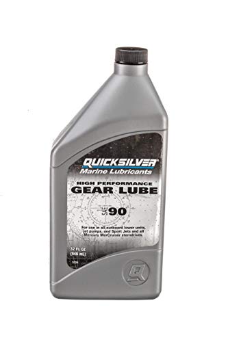 Quicksilver 858064Q01 - Lubricante SAE 90 de alto rendimiento para fuerabordas Mercury y mixtos (Sterndrives) MerCruiser, 946 ml