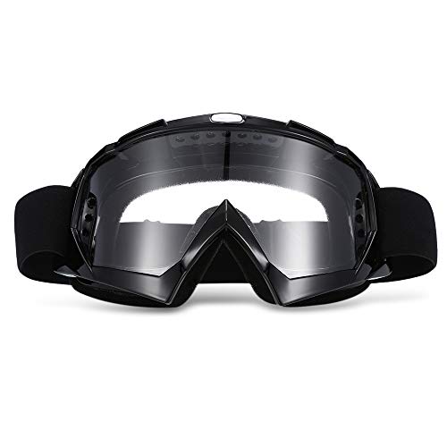 RRunzfon X400 - Gafas para motocross y esquí -Color negro